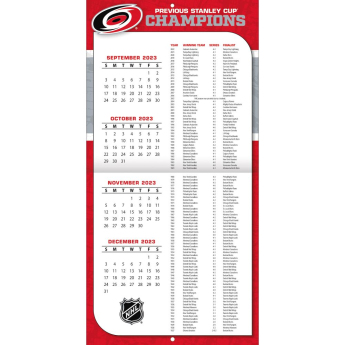 Carolina Hurricanes calendar 2024 Wall Calendar