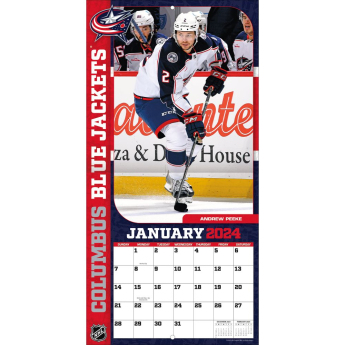 Columbus Blue Jackets calendar 2024 Wall Calendar