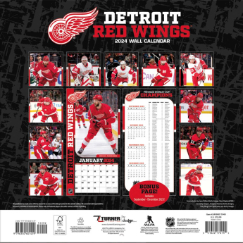 Detroit Red Wings calendar 2024 Wall Calendar