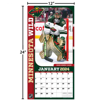 Minnesota Wild calendar 2024 Wall Calendar