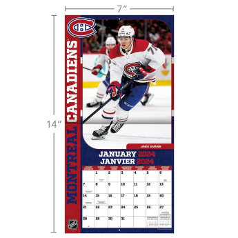Montreal Canadiens calendar 2024 Wall Calendar