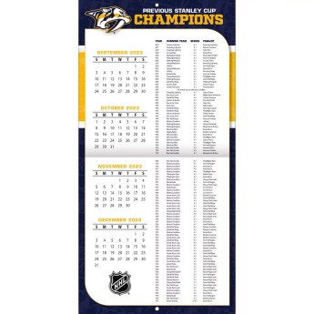Nashville Predators calendar 2024 Wall Calendar