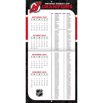 New Jersey Devils calendar 2024 Wall Calendar