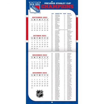 New York Rangers calendar 2024 Wall Calendar