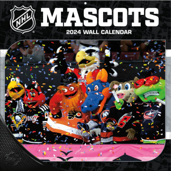 NHL produse calendar NHL Mascots 2024 Wall Calendar