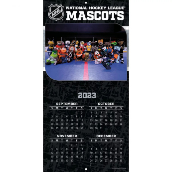 NHL produse calendar NHL Mascots 2024 Wall Calendar