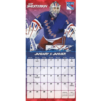 NHL produse calendar Stoppers 2024 Wall Calendar