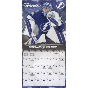 NHL produse calendar Stoppers 2024 Wall Calendar