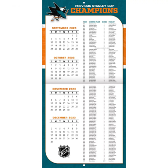 San Jose Sharks calendar 2024 Wall Calendar