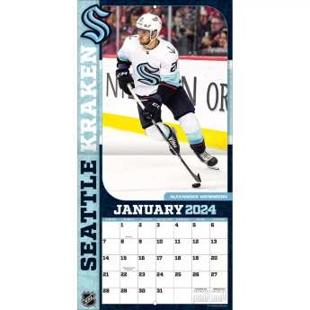 Seattle Kraken calendar 2024 Wall Calendar