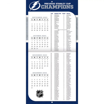Tampa Bay Lightning calendar 2024 Wall Calendar