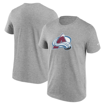 Colorado Avalanche tricou de bărbați Primary Logo Graphic T-Shirt Sport Gray Heather