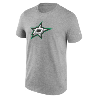 Dallas Stars tricou de bărbați Primary Logo Graphic T-Shirt Sport Gray Heather