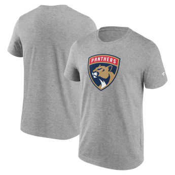 Florida Panthers tricou de bărbați Primary Logo Graphic T-Shirt Sport Gray Heather