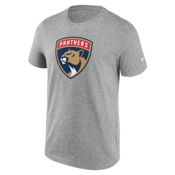 Florida Panthers tricou de bărbați Primary Logo Graphic T-Shirt Sport Gray Heather