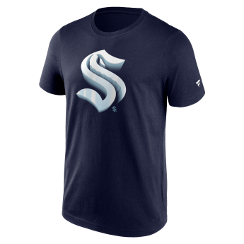 Seattle Kraken tricou de bărbați Chrome Graphic T-Shirt Maritime Blue