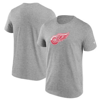 Detroit Red Wings tricou de bărbați Logo Graphic Sport Gray Heather