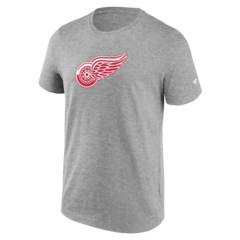 Detroit Red Wings tricou de bărbați Logo Graphic Sport Gray Heather