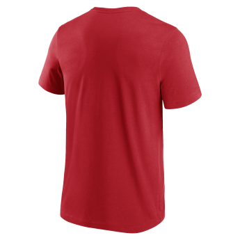 New York Rangers tricou de bărbați Primary Logo Graphic Athletic Red