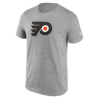 Philadelphia Flyers tricou de bărbați Primary Logo Graphic Sport Gray Heather