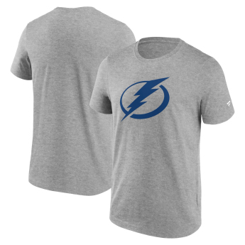 Tampa Bay Lightning tricou de bărbați Primary Logo Graphic Sport Gray Heather