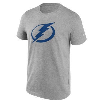 Tampa Bay Lightning tricou de bărbați Primary Logo Graphic Sport Gray Heather