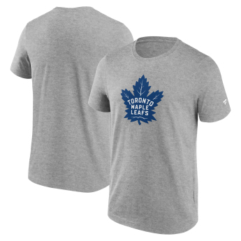 Toronto Maple Leafs tricou de bărbați Primary Logo Graphic Sport Gray Heather