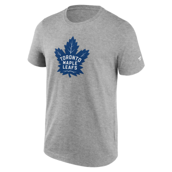 Toronto Maple Leafs tricou de bărbați Primary Logo Graphic Sport Gray Heather