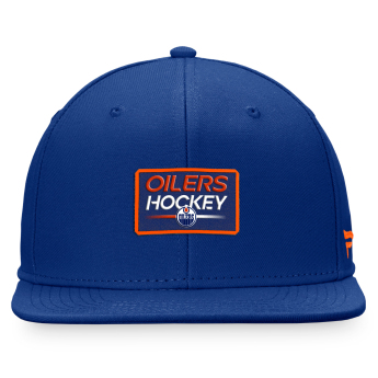 Edmonton Oilers șapcă flat Authentic Pro Prime Flat Brim Snapback blue