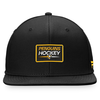 Pittsburgh Penguins șapcă flat Authentic Pro Prime Flat Brim Snapback black