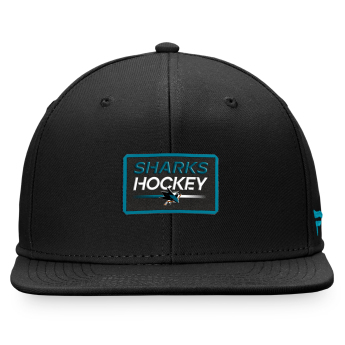 San Jose Sharks șapcă flat Authentic Pro Prime Flat Brim Snapback black