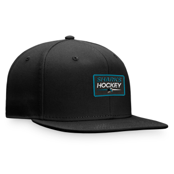 San Jose Sharks șapcă flat Authentic Pro Prime Flat Brim Snapback black