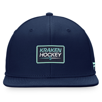 Seattle Kraken șapcă flat Authentic Pro Prime Flat Brim Snapback navy