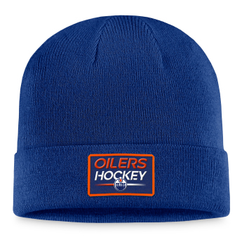 Edmonton Oilers căciulă de iarnă Authentic Pro Prime Cuffed Beanie blue