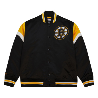 Boston Bruins geacă de bărbați NHL Heavyweight Satin Jacket