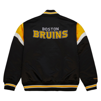 Boston Bruins geacă de bărbați NHL Heavyweight Satin Jacket