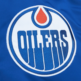 Edmonton Oilers geacă de bărbați NHL Heavyweight Satin Jacket