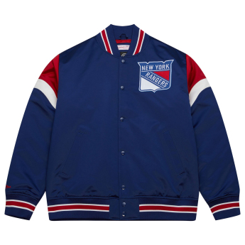 New York Rangers geacă de bărbați NHL Heavyweight Satin Jacket