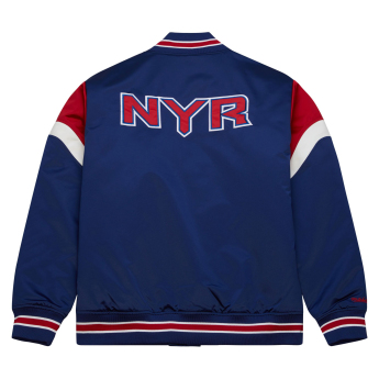 New York Rangers geacă de bărbați NHL Heavyweight Satin Jacket