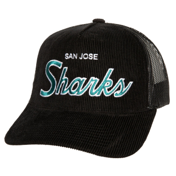 San Jose Sharks șapcă de baseball NHL Times Up Trucker black