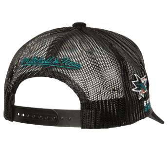 San Jose Sharks șapcă de baseball NHL Times Up Trucker black