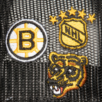 Boston Bruins șapcă de baseball NHL Times Up Trucker black