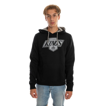 Los Angeles Kings hanorac de bărbați cu glugă Imprint 47 BURNSIDE Hood Jet Black