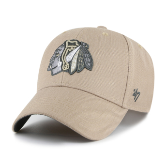 Chicago Blackhawks șapcă de baseball Sure Shot Snapback 47 MVP Khaki