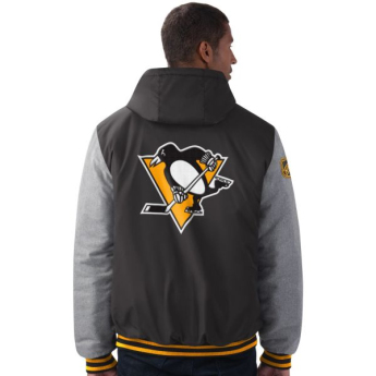 Pittsburgh Penguins geacă de bărbați cu glugă Cold Front Polyfilled Padded Jacket w. Hood