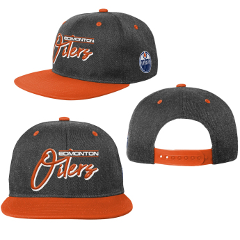 Edmonton Oilers șapcă flat de copii Retro Vibe Deadstock Snapback