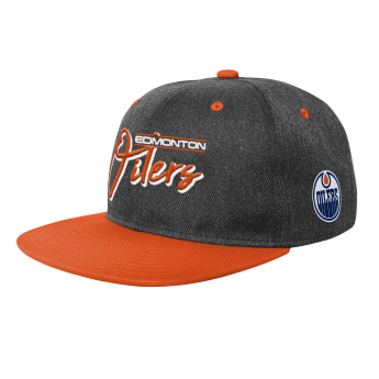 Edmonton Oilers șapcă flat de copii Retro Vibe Deadstock Snapback