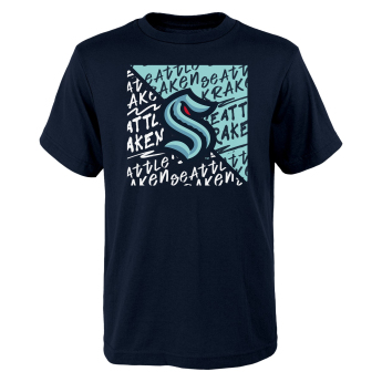 Seattle Kraken tricou de copii Divide Ss Ctn Tee