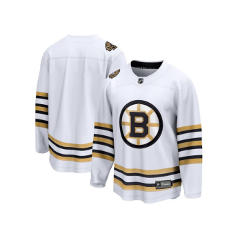 Boston Bruins tricou de hochei pentru copii White 100th Anniversary Premier Breakaway Jersey