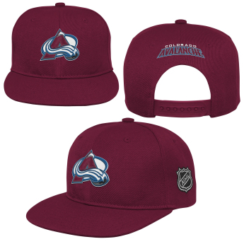 Colorado Avalanche șapcă flat de copii Logo Flatbrim Snapback